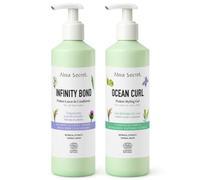 ALMA SECRET | Rutina Curly Reparación + Definición | Infinity Bond Leave-In + Ocean Curl Gel Definidor | Fortalece, hidrata y controla el frizz | 2 x 250 ml