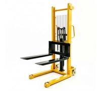 Almacén Apilador hidráulico Manual, 1000kg, 85cm, Ancho Ajustable con Horquilla for almacén Manejo de Materiales