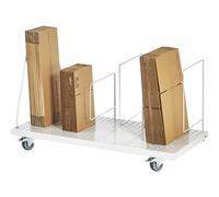 Almacén de cartones, móvil RAU, gris luminoso RAL 7035