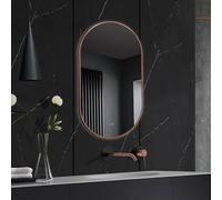 ALMACEN DE LA CASA Espejo de Baño Ovalado con Marco Retroiluminado | Modelo Tokyo| [ LEDIMEX® ]
