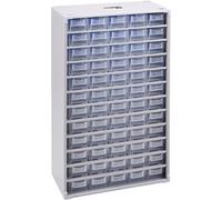 Almacén metálico de piezas pequeñas eurokraft pro, H x A x P 565 x 300 x 140 mm