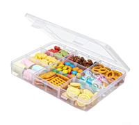 Almacena cómodamente aperitivos en cualquier lugar con este ligero juego de tres cajas organizadoras para niños