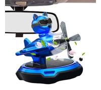 Almacenador de aire de energía solar, Ambientador de aire solar con energía solar - Difusor perfumado de aviones rotativos,Eteclasses Hermanista de aire para perros para accesorios de decoración del t