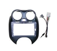 Almacenamiento Adaptador Radio Kit De Panel Ajuste Tablero Radio Adaptador Fascia Marco Coche 9 Pulgadas para Nissan March para Micra K13 2010-2016