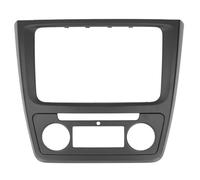 Almacenamiento Adaptador Radio Marco De Panel Audio para Radio Coche, Fascia 2DIN, Reemplazo Placa Frontal para Skoda para Yeti Auto AC 2009-2017