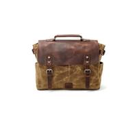 Almacenamiento Alforja Bolsa Para CM300 500 Bolsa Lateral Impermeable Motocicleta Asiento Trasero Universal Retro Hombro Aire Libre Cola Motocicleta(Brown)