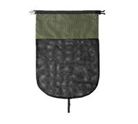 Almacenamiento compacto de zapatos de viaje con cierre superior enrollable y malla transpirable para aventuras al aire libre, gimnasio, bolsa permanente para zapatos, Verde militar, Mass Beauty