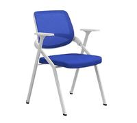 Almacenamiento Conveniente Silla Oficina Ligera Asiento Reuniones Plegable Integral Transpirable Cómoda Práctica Versátil(F)