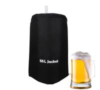 Almacenamiento De Barril De Cerveza - 55L Beer Keg Cover | Aislamiento De Refrigerador De La Torre De Beeer Con Cremallera | Accesorios De Protección A Prueba De Agua A Prueba De Polvo Para Eventos De