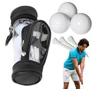 Almacenamiento de Bolas de Golf: Bolsa de Soporte Duradera, Bolsa Deportiva | Guardián de Pelota de Golf de Uso de Larga duración, Organizador Compacto al Aire Libre, Estuche de Clip de Cintur