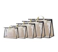 Almacenamiento de bolsos de bolsos, 5 pcs bolsas de polvo de bolsos, juego de almacenamiento de bolso transparente Organizador de almacenamiento de bolso transparente Bolsa Organizador de almacenamie