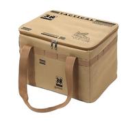 Almacenamiento de campamento, almacenamiento de campamento, 15.55 x 10.83 x 9.45 pulgadas, 30 L, bolsa impermeable, mango ergonómico, compartimento espacioso, contenedor al aire libre para picnic