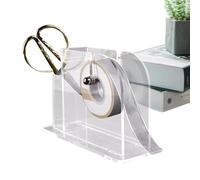 Almacenamiento de cinta, portabobinas transparente - Portaobjetos para cinta transparente,Dispensador para rollos de pegatinas multiusos, portaobjetos para guardar cintas, para suministros para la