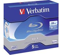 BD-R25 VER 5 - BD-R, 25 GB, paquete de 5