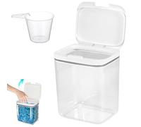 Almacenamiento De Detergente Para Lavandería, 5,5L Contenedor de Detergente en Polvo, Caja de Almacenamiento Hermética de Detergente en Polvo, Caja para Detergente en Polvo De PláStico, para Baño,Aseo