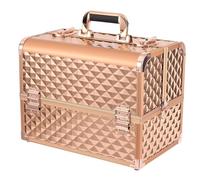 Almacenamiento De Esmaltes De Uñas Caja de maquillaje de belleza, estuches de cosméticos profesionales, caja de herramientas multicapa for maquillaje de uñas, organizador de almacenamiento, bolsa de m