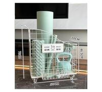 Almacenamiento De Esterillas De Yoga Cesta de almacenamiento for esterillas yoga con ruedas, cesta for equipos deportivos y fitness for el hogar, multifuncional for ropa sucia baño(- Storage Trolley)