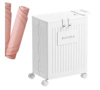 almacenamiento de esterillas de yoga: organizador de ejercicios plegable, equipo con ruedas, estante de ejercicios portátil | Accesorio de gimnasio versátil para ejercicio en casa, pilates, estudios d