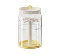 Almacenamiento de Felpa Transparente: giratoria de acrílico 360, Cubierta Protectora para llaveros de muñecas con Pantalla Transparente, Organizador para Figuras de Juguetes y coleccionables, EST