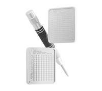 Almacenamiento de frases semilla OneKey KeyTag, Juego de 2 placas titanio para de palabras clave Bitcoin, segura criptomonedas Copia de seguridad cartera fría, Compatible con Ledger/Trezor/KeepKey