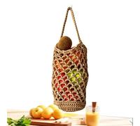 Almacenamiento De Frutas Bohemias: Red De Almacenamiento Vertical Para Guardería Que Ahorra Espacio, Hamaca Decorativa Bohemia Para Sala De Juegos, Colgador De Exhibición De Animales Montado Transpira