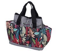 Almacenamiento de Herramientas Manuales de Herramientas de Jardinería Al Aire Libre Portátil, Poliéster 600d de Servicio Pesado, Ideal para Elementos Esenciales de Jardín, 19.1x11.8in