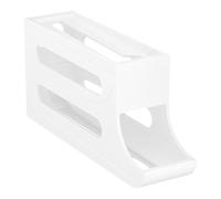 Almacenamiento de huevos para frigorífico, distribuidor automático de huevos con función rodante, recipiente de almacenamiento automático de niveles con función de rodillo para cocina