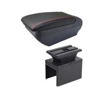 Almacenamiento de la consola central Caja De Reposabrazos Para Coche, Almacenamiento Central, Accesorios Reequipamiento Interno Para Fita 500L(F red line No USB)
