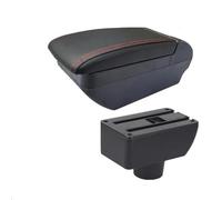 Almacenamiento de la consola central Caja De Reposabrazos Para Coche, Almacenamiento Central Para, Nueva Adaptación King Kong Con Accesorios USB Para Geely Gc6(F red line No USB)
