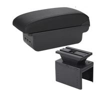 Almacenamiento de la consola central Piezas Interiores De Reposabrazos De Coche, Consola Central, Accesorios De Cajas De Almacenamiento Para Hyundai I20 2021 2022(B2 Black line 3USB)
