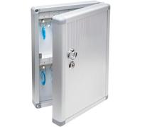 Almacenamiento de llaves de pared con cerradura con etiquetas personalizables, solución segura para hoteles, escuelas, bienes raíces y negocios, duradero y ahorra espacio