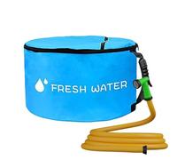 Almacenamiento de Manguera de alcantarillado para, Impermeable, contenedor portátil con Doble Cremallera para Herramientas de residuos, Remolque, Camping, Cables eléctricos, Blue, Consulte la