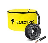 Almacenamiento de manguera de alcantarillado, portador impermeable para manguera de alcantarillado, contenedor portátil con doble cremallera para herramientas de residuos, remolque, camping, cables