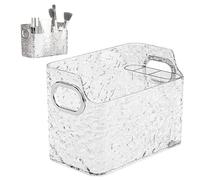 Almacenamiento de maquillaje para baño, organizador de almacenamiento cosmético transparente | Gabinete de almacenamiento caja de cosméticos transparente extraíble | Contenedores de exposición de