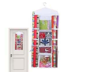Almacenamiento De Papel De Regalo: Contenedor Para Bolsas De Navidad De 43 Cm X 101 Cm | Contenedor Para Bolsas Para Envolver Navidad En Ambos Lados, Soporte Para Envolver, Contenedor Para S