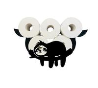 Almacenamiento de papel higiénico decorativo, divertido soporte de estante en forma de para rollos de papel, estante de papel de diseño montado en la pared para baño, mesa de encimera