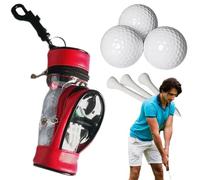 Almacenamiento De Pelota - Bolsa De Bolsa Multifuncional, Organizador De Accesorios Resistente Al Desgaste | Titular De La Herramienta De Golfs Tee Divot, Compartimiento Del Marcador De Pelota, Curso