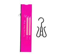 Almacenamiento de pelucas, almacenamiento de extensión de cabello | Bolsa de peluca,Estante de polvo de embalaje de pantalla de soporte ligero con cremallera para estilo de viaje de salón