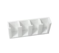 Almacenamiento de pies para máquina de coser, caja organizadora para accesorios de prensatelas, funda con compartimentos de rejilla, diseño de tapa transparente, sistema de clasificación portátil para