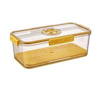 Almacenamiento De Recipientes Para Pan,Panera Para Pan Casero,Caja reutilizable para guardar pan con registro de tiempo - Caja para guardar pan con válvula de aire, contenedor para frescura, protector