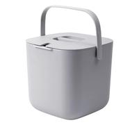 Almacenamiento de residuos de té: clasificador profesional de 6,5 litros, contenedor de basura versátil, cubo de drenaje a prueba de fugas | Elegante vajilla china herrajes Solución de eliminación