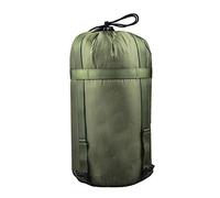 Almacenamiento de Sacos de Dormir, compresión Saco de Dormir de Almacenamiento liviano saqueo para Acampar sobre Caminatas Mochilas Actividades al Aire Libre ejército Verde