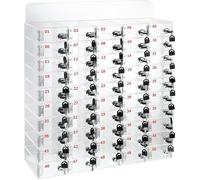 Almacenamiento de teléfono montado en la pared con cerraduras seguras y llaves para aulas, solución perfecta para gestión de teléfonos para estudiantes e instituciones eonales