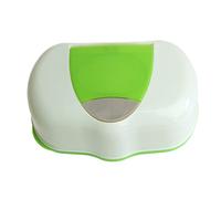 Almacenamiento de toallitas húmedas de plástico para caja de estuche, contenedor recargable, caja de almacenamiento de 80 hojas, organizador de botellas, cesta de pulverización, contenedor de tanque,