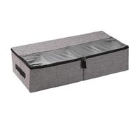 Almacenamiento debajo de la cama, con tapa transparente divisora extraíble, contenedores de almacenamiento debajo de la cama, para armario, dormitorio, hogar, apartamento, ropa, botas, tacones altos