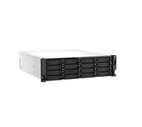 QNAP - TS-h2287XU-RP NAS Bastidor (3U) Intel Xeon E E-2336 32 GB DDR4 0 TB QuTS hero Negro, Blanco