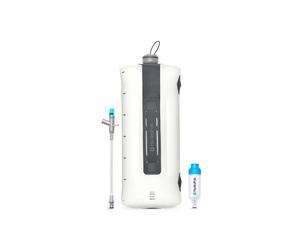 Almacenamiento flexible de agua Hydrapak SEEKER+ 6L KIT FILTRO DE GRAVEDAD (Gris)