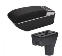 Almacenamiento interior Caja De Almacenamiento Para Reposabrazos De Coche, Interfaz, Brazo De Consola Central Para Nissan Sunny 2010-2022(D2 Black black NoUSB)