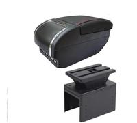 Almacenamiento interior Compartimento Para Reposabrazos De Coche, Caja De Almacenamiento Central, Accesorios Internos Coche Para Fita 500L(Ered line 9USB)