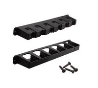 Almacenamiento para cañas de pescar, 6 agujeros montado en la pared, estante de vertical de barra de EVA, soporte de poste montado en la pared, para garaje